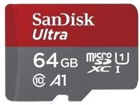 Sandisk 10, UHS-I SanDisk 64GB MicroSD ULTRA ANDROID KÁRTYA 120MB/s, A1, Class 10, UHS-I kép