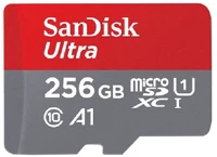 Sandisk 10, UHS-I 256gb microsd ultra® 120mb/s, a1, class 10, uhs-i kép