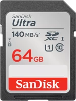 Sandisk 140MB/S CL10 UHS-I 64gb sdxc ultra kártya 140mb/s cl10 uhs-i kép