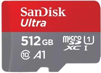 Sandisk 10 UHS-I A1 Memóriakártya  microsdxc ultra android 512 gb kép