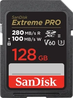 Sandisk 215492 Sdxc extreme pro kártya 128gb, 280/100 mb/s, uhs-ii, v60,c10 (215492) kép