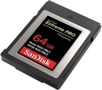 Sandisk - cards SDCFE-064G-GN4NN Sandisk extreme pro cfexpress 64 gb type b 1500/800 mb/s  memóriakártya kép