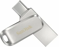 Sandisk USB 3.1 GEN1 Pen drive 128gb usb 3.1 gen1  dual drive luxe ezüst (186464) kép