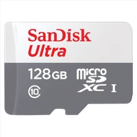 Sandisk SDSQUNR-128G-GN3MA 128gb microsdxc ultra cl10 + adapter (186560 / ) kép