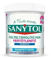 Sanytol COR_KHT979 Folteltávolító- és fertőtlenítő por, 450 g, fehér ruhákhoz kép