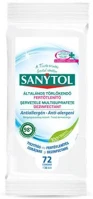 Sanytol COR_KHT990 Fertőtlenítő törlőkendő, 36 db maxi/72 db standard, antiallergén kép