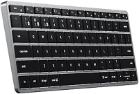 Satechi ST-BTSX1M Slim x1 bluetooth backlit keyboard space grey us kép