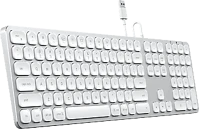 Satechi ST-AMWKS Aluminium keyboard silver us kép