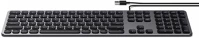Satechi ST-AMWKM Aluminum wired keyboard for mac - us - space grey kép