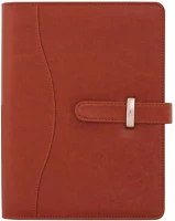 Saturnus 23.0420217 Gyűrűs kalendárium  s437 fehér lapos cseresznye műbőr 2025. kép