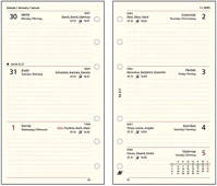 Saturnus 23.052002 Gyűrűs kalendárium betét  m311 heti sárga lapos 2026. kép