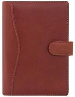 Saturnus 25SL212-001 Gyűrűs kalendárium  l212 sárga lapos barna marhabőr 2025. kép