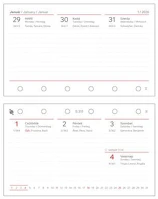 Saturnus 26SS311-FEH Kalendárium betét, tervező, heti, 