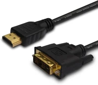 Savio CL-10 Hdmi - dvi kábel 1.5m fekete kép