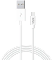 Savio CL-125 Usb kábel 1 m usb 2.0 usb a usb c fehér kép