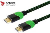 Savio GCL-03 Hdmi kábel 1.8m, zöld (xbox) kép