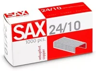 Sax 24/10, RÉZ Tűzőkapocs, 24/10, réz, kép