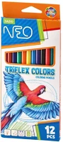 Sazio 102110 Színes ceruza statovac neo triflex colors 12 db-os klt kép