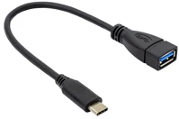 Sbox USB-F-TYPEC/R Adapter, adapter usb a female -> type-c male kép