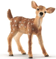 Schleich 14820 14820 fehérfarkú szarvasborjú kép