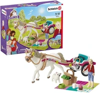 Schleich ÉS PIKNIKKÉSZLET Lovaskocsi és piknikkészlet (42467) kép