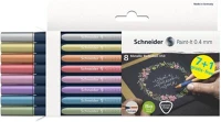 Schneider COR_TSC050V8 metálfényű rollertoll készlet, 0,4 mm, schneider 