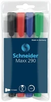 Schneider COR_TSC290V4 Tábla- és flipchart marker készlet, 2-3 mm, kúpos, SCHNEIDER 