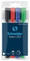 Schneider COR_TSC293V4 tábla- és flipchart marker készlet, 2-5 mm, vágott, schneider 