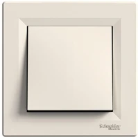 Schneider EPH0400123 Asfora rugós bekötésű bézs váltókapcsoló kép