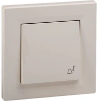 Schneider EPH0800223 Asfora csengő - ip44 bézs egypólusú nyomó kép