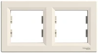 Schneider EPH5800223 Asfora vízszintes bézs kettes keret kép