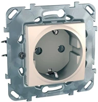 Schneider MGU50.036.25Z Unica csavaros bekötés 16a krém 2p+f csatlakozóaljzat kép