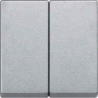 Schneider MTN433560 Merten system-m alumínium dupla billentyű kép