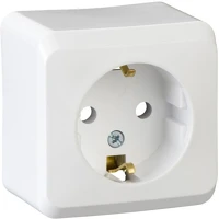 Schneider WDE001080 Prima 16a fehér 2p+f csatlakozóaljzat kép