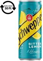 Schweppes 30.01729 Üdítőital szénsavas  bitter lemon 0,33l drs kép