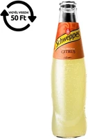 Schweppes 30.01732 Üdítőital szénsavas  citrus mix üveges 0,25l drs kép