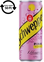 Schweppes 30.01738 Üdítőital szénsavas  pink tonic 0,33l drs kép