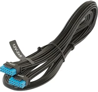 Sea sonic WA2V16164BW Power 12pin pcie -> power 12pin pcie f/f tápkábel 0.7m fekete (12v-2x6 600w) kép