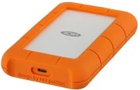 Seagate STMF2000400 Rugged mini 2tb usb-c 3.2 gen2×2 vízálló ütésálló külső ssd ezüst-narancssárga kép