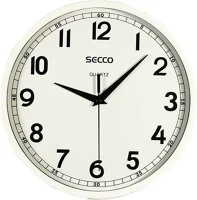 Secco S TS6019-77 Falióra 24 cm - fényes fehér keret kép