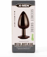 Secret H05XMEN000140 X-men  shine metal butt plug gun colour l kép