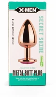 Secret H05XMEN000142 X-men  shade metal butt plug rose l kép