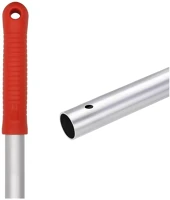 Selmop A130R Felmosónyél alumínium csiszolt 130 cm pattintós_ piros véggel kép