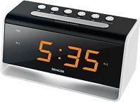 Sencor SDC 4400 W  digitális ébresztőóra, fekete (sdc 4400 w)