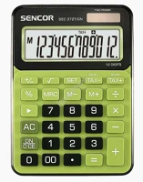 Sencor 372T/GN Sec  asztali számológép, zöld kép