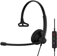 Sennheiser / epos 1001419 Impact 100 microsoft teams mono usb-c/a headset black kép
