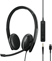 Sennheiser / epos EPOS1000906 Epos-sennheiser adapt 165t ii usb-c sztereó headset fekete kép