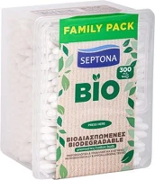 Septona COR_KHSZ57 Fültisztító pálcika, biológiailag lebomló, 300 db, kép