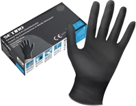 Setino 3.5G XS 100PCS FEKETE Nitril gumikesztyű - 3.5g xs 100pcs fekete kép