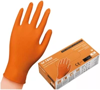 Setino 8.5G XXL 50PCS Nitril gumikesztyű - 8.5g xxl 50pcs narancssárga, erősített kép